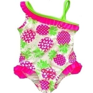 5 for $25!  OP Pineapple Ruffled Swimsuit!